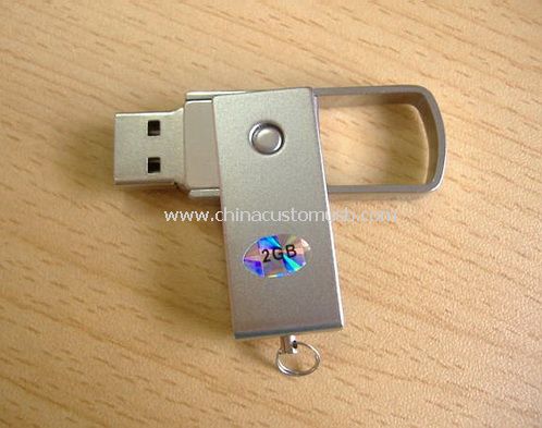 Metal Anahtarlık USB birden parlamak götürmek
