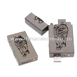 Metal leve forma USB Flash Drive