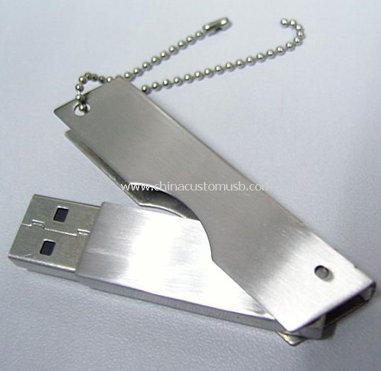Metal USB yuvarlak yüzey