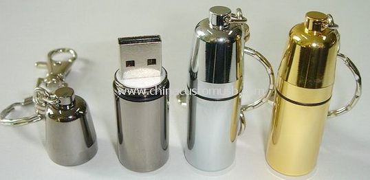 محرك فلاش USB معدنية صغيرة