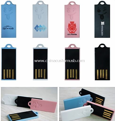 Мини тонкий USB флэш-накопитель