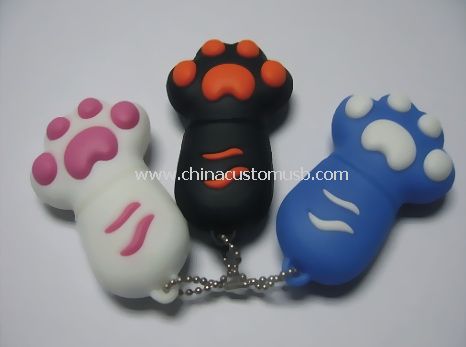 Chaveiro do silicone usb flash Drive