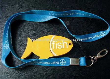 Silikon ryby kształt dysku USB Flash