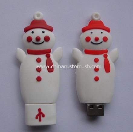 Hóember USB villanás hajt