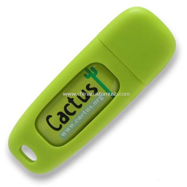 3D personalizado USB de PVC macio lash unidade