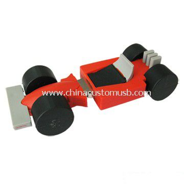 Custom silicona racing coche USB Drives