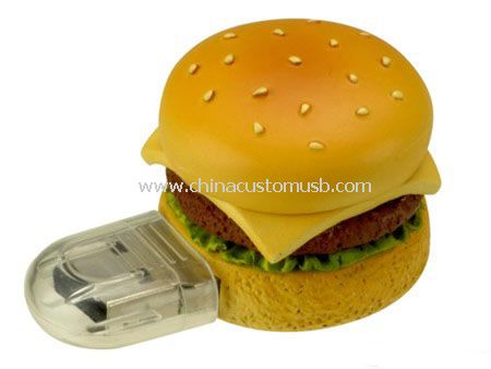 impulsión del flash del USB hamburguesa