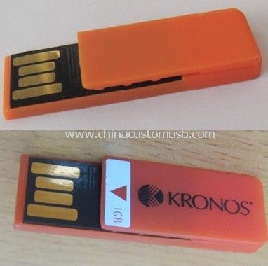 Mini bogmærke klip USB opblussen drive