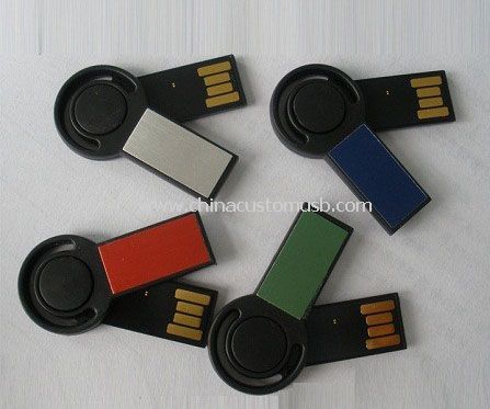 Mini slim push USB flash disk