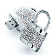 Forma de cerradura diamante USB Flash Drive images