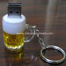 Bière fraîche coupe porte clef USB Disk images