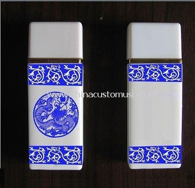 bílý porcelán USB flash memory stick