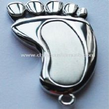 Fashionable footprint metal USB flash disk images