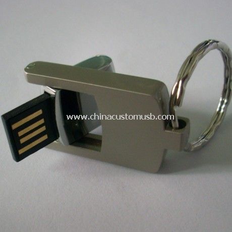 Mini Swivel Metal USB-harddisk