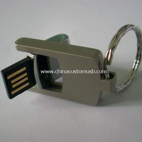 محرك أقراص USB معدنية دوارة ميني