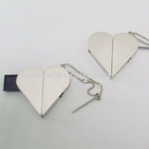 Super en forme de cœur mini lecteur USB