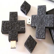 PVC Cross shape USB flash disk images