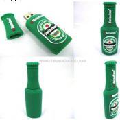 PVC cerveza botella forma usb flash drive images