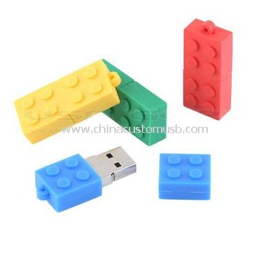 mini legetøj mursten USB