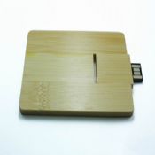 Wooden card shape usb flash drive images