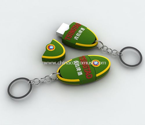 Rugby ball usb flash drive