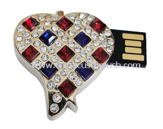 Jewerly heart shape USB