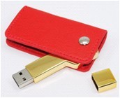 Disque USB en cuir