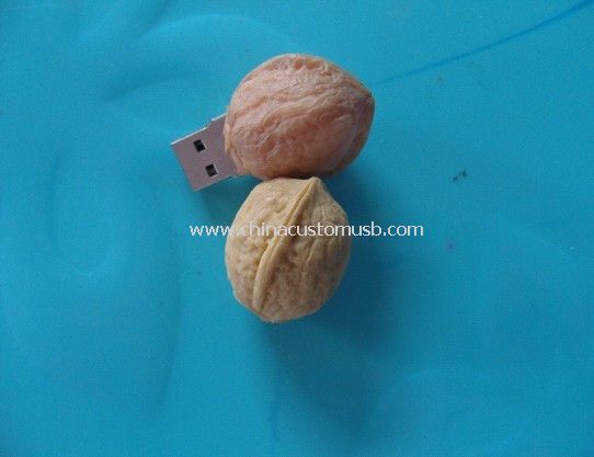 Lecteur flash usb de noyer