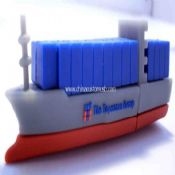 Suave del pvc barco USB flash drive images