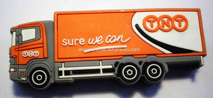 Soft pvc truck USB flash drive