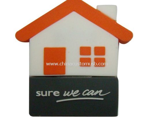 Lecteur flash usb forme de maison