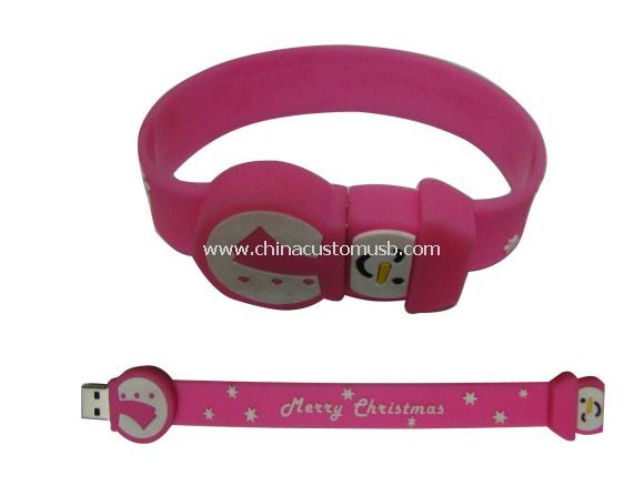 Pulsera muñeco de nieve usb flash drive