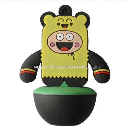 desenho animado flash drive USB