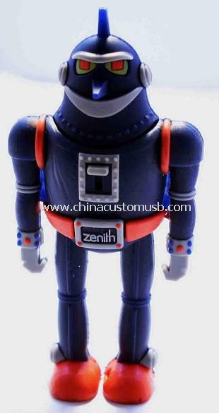 Suave del pvc robot USB flash drive