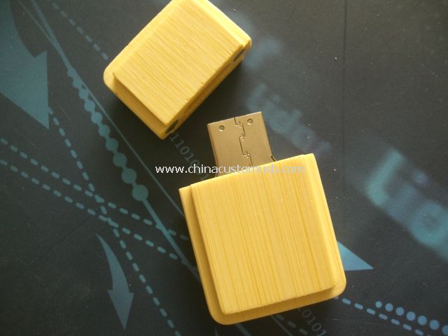 Mini wood usb flash drive