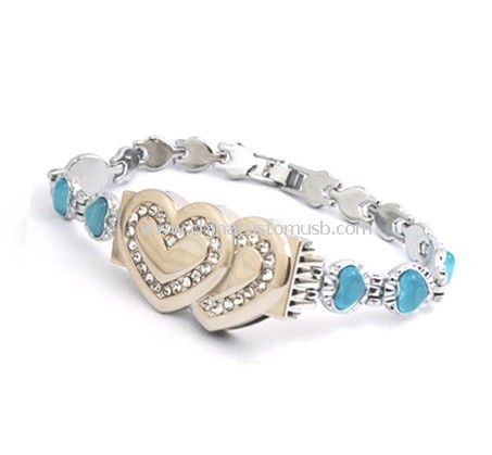 Jewelry bracelet USB drive