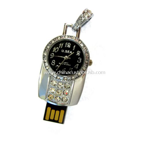 Jewelry watch USB drive