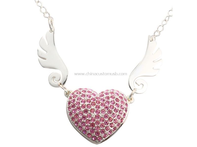 Jewelry Heart Shape USB drive