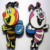 Soft pvc bee USB flash drive images