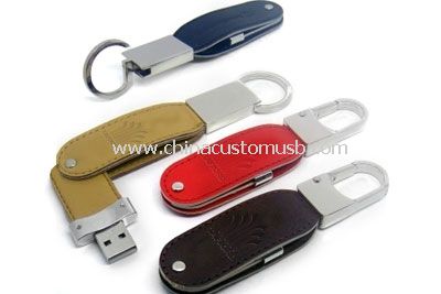 Cuir Swivel Flash Drive USB