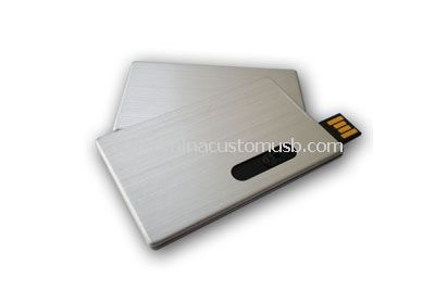 USB Flash Drive de tarjeta del metal