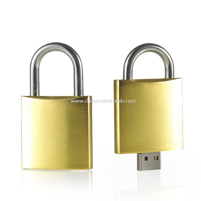 Metal Lock Shape USB Flash Drive