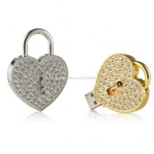 Hjerte lås smykker USB Disk images