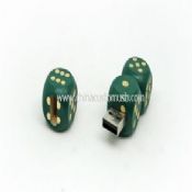 Dados de madeira USB Flash Drive images