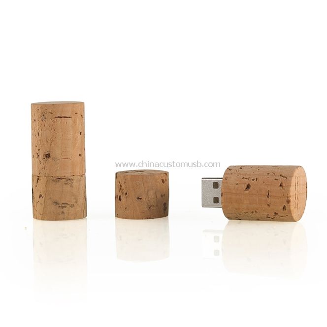 چوب پنبه با چوب پنبه بستن USB فلش درایو
