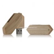 Disco USB ruotato in legno images