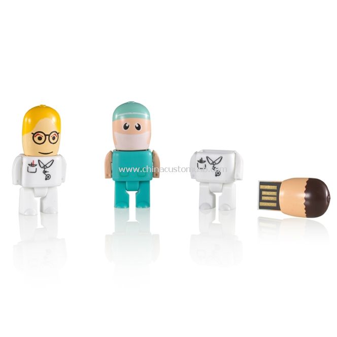 Mini humanoidalne USB błysk przejażdżka