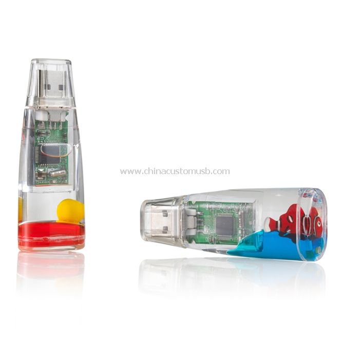 Aceite-llenado USB Flash Drive