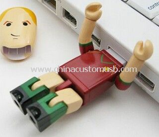 رجل الشكل usb هدية