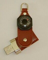 leather compass flash memory images